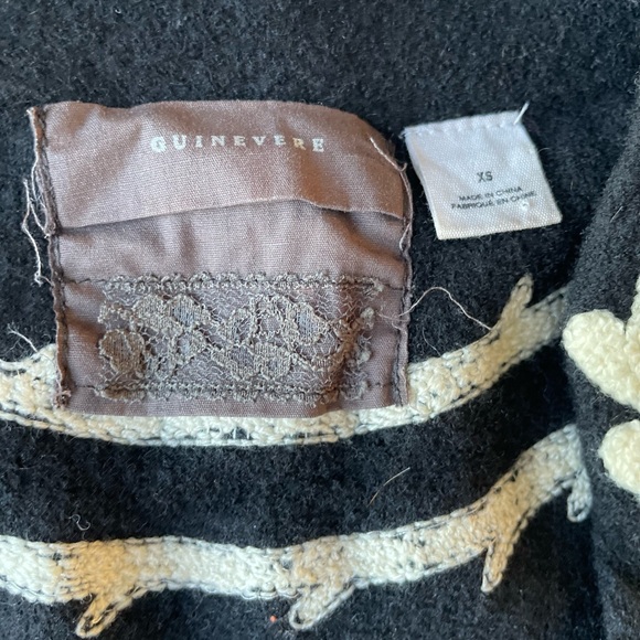 Anthropology Guinevere Wool sweater cardigan size XS - Picture 4 of 8